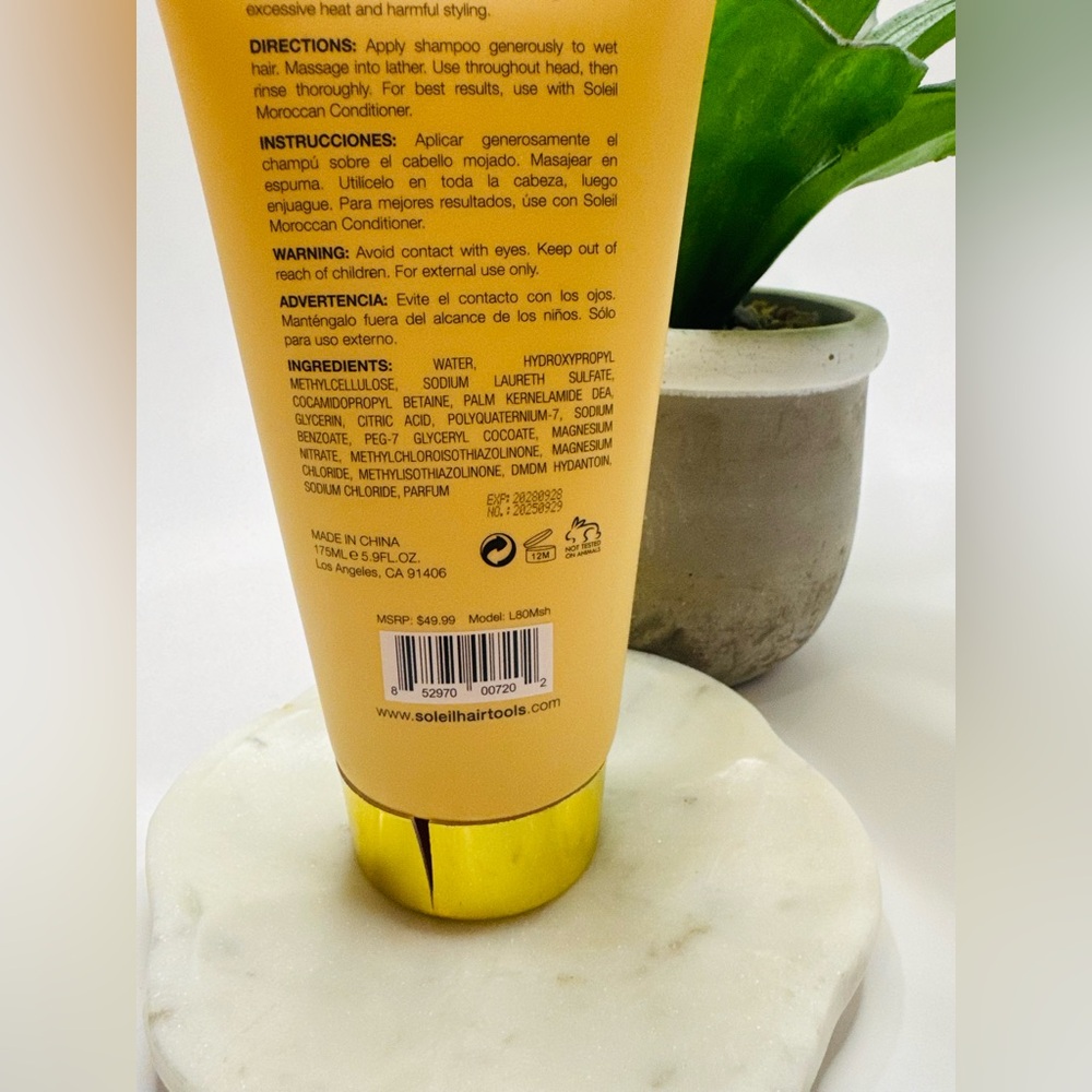 Soleil Moroccan Shampoo - Golden Hue - Picture 5 of 5
